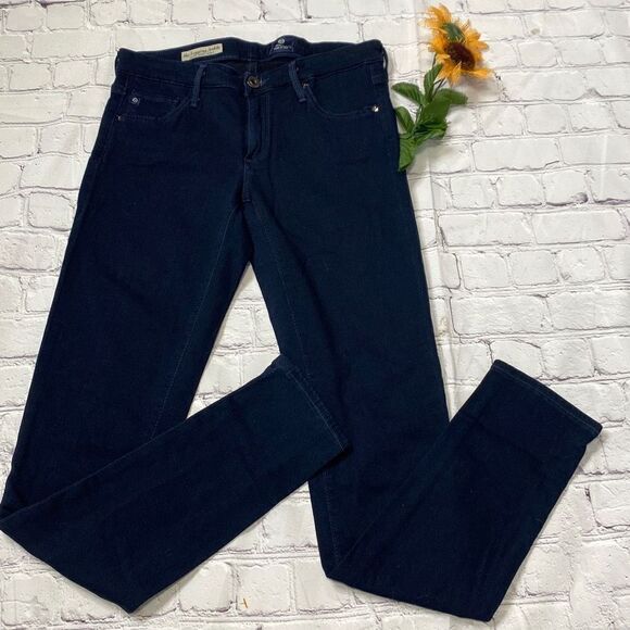 AG Adriano Goldschmidt The Legging Super Skinny Ankle‎ Stretch Jeans Navy - Picture 15 of 16